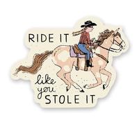 Ride it Like You Stole It Sticker (Pack of 6)