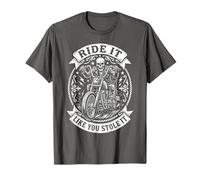 Ride Like You Stole It Biker Funny Dad Mens Motorcycle Lover Maglietta