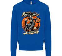 Ride Loud Ride Proud Felpa Uomo Biker