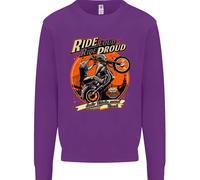 Ride Loud Ride Proud Felpa Uomo Biker