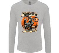 Ride Loud Ride Proud Motociclista Uomo Maniche