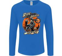 Ride Loud Ride Proud Motociclista Uomo Maniche