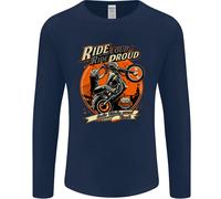 Ride Loud Ride Proud Motociclista Uomo Maniche
