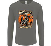 Ride Loud Ride Proud Motociclista Uomo Maniche