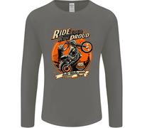 Ride Loud Ride Proud Motociclista Uomo Maniche