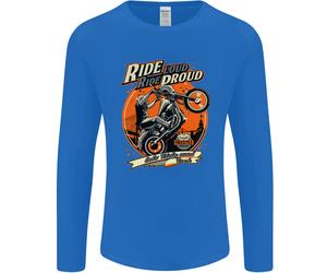 Ride Loud Ride Proud Motociclista Uomo Maniche
