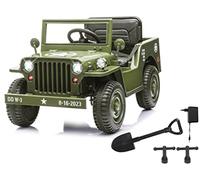Ride-on Jeep Willys MB Army vert 12V