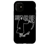 Ride or Die Grim Reaper Skater Custodia per iPhone 11