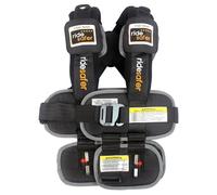 Ride Safer - Gilet da viaggio con zaino con chiusura, portatile, leggero, compatto e portatile per auto. Perfetto per l'uso quotidiano o per viaggi condivisi, viaggi e auto a noleggio. (grande/nero)