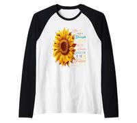 Ride Senza Paura del Futuro Versetto biblico Cristiano Maglia con Maniche Raglan
