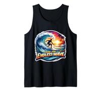 Ride The Endless Wave Surfing - Tavola da Surf con Citazione Divertente Canotta