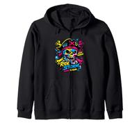 Ride The Storm, Pirate Skull Storm Adventure Graphic Felpa con Cappuccio
