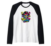 Ride The Storm, Pirate Skull Storm Adventure Graphic Maglia con Maniche Raglan