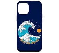 Ride The Wave Retro Tradizionale Tattoo Art Beach Sunrise Custodia per iPhone 12/12 Pro