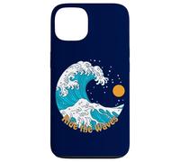 Ride The Wave Retro Tradizionale Tattoo Art Beach Sunrise Custodia per iPhone 13