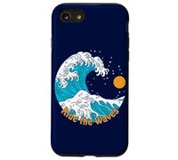 Ride The Wave Retro Tradizionale Tattoo Art Beach Sunrise Custodia per iPhone SE (2020) / 7 / 8