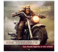 Ride to Valhalla (Wall Calendar 2026 12" x 24" / 30 x 60 cm (open)) CALVENDO 12 Month Wall Calendar