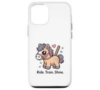 Ride Train Shine Cute Pony - Attrezzo per equitazione Custodia per iPhone 12/12 Pro