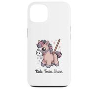 Ride Train Shine Cute Pony - Attrezzo per equitazione Custodia per iPhone 13