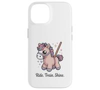 Ride Train Shine Cute Pony - Attrezzo per equitazione Custodia per iPhone 14
