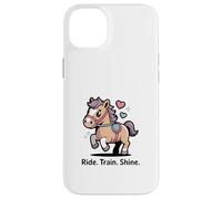 Ride Train Shine Cute Pony - Attrezzo per equitazione Custodia per iPhone 14 Plus