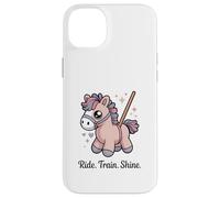 Ride Train Shine Cute Pony - Attrezzo per equitazione Custodia per iPhone 14 Plus