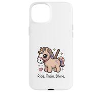 Ride Train Shine Cute Pony - Attrezzo per equitazione Custodia per iPhone 15 Plus
