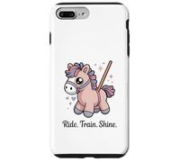 Ride Train Shine Cute Pony - Attrezzo per equitazione Custodia per iPhone 7 Plus/8 Plus
