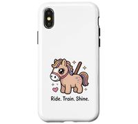 Ride Train Shine Cute Pony - Attrezzo per equitazione Custodia per iPhone X/XS