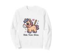 Ride Train Shine Cute Pony - Attrezzo per Equitazione Felpa