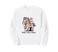 Ride Train Shine Cute Pony - Attrezzo per Equitazione Felpa
