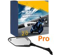 Ride Vision 2.0 Pro w. LED Mirror, sistema di assistenza alla gu male Nero