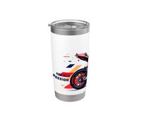Ride With Passion Esplora il brivido della maglietta Ride Sunset Bicchiere termico in acciaio inox doppia parete