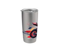 Ride With Passion Esplora il brivido della maglietta Ride Sunset Bicchiere termico in acciaio inox doppia parete