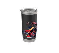 Ride With Passion Esplora il brivido della maglietta Ride Sunset Bicchiere termico in acciaio inox doppia parete