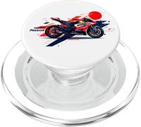 Ride With Passion Esplora il brivido della maglietta Ride Sunset PopSockets PopGrip per MagSafe