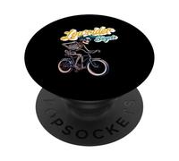 Ride Your Bike Lowrider Bicicletta Stile Ciclismo PopSockets PopGrip Adesivo
