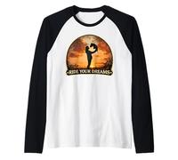 Ride Your Dreams Hobby Horsing - Cavallo a Forma di Ragazza Maglia con Maniche Raglan