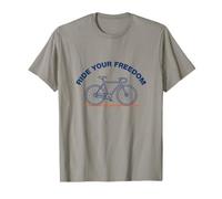 Ride Your Freedom - Design per Ciclisti su Strada Maglietta