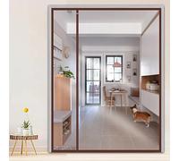 Rideau de porte magnétique isolant thermique, Rideau de porte magnétique avec protection thermique protection contre le froid,Pour le Patio, la Cuisine, la Chambre à Coucher, le Salon