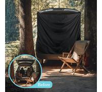 Rideau Douche - Écran De Confidentialité De Camping Portable | 163/183 Cm Matériel 420D Tissu D'Oxford,Accessoires Voyage Pare Soleil Plage Camping Vacances SUV Van Extérieur
