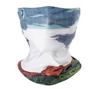 RIDEIRON Maschera moto e Manicotti Braccia per uomo e donna Set, UPF 50+& ventilazione per l'estate molti disegni diversi per moto, bicicletta, pesca, escursioni, sci