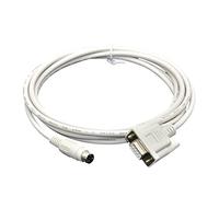 RIDENS AFC8513 Adatto Nais Panasonic FP0 FP2 FP-M FP-X FP-E FP-G Serie PLC Cavo di Programmazione Supporto WIN7/XP (Color : White Color, Size : 3m)