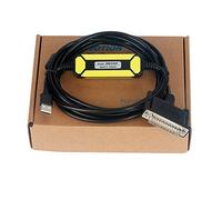 RIDENS USB-FANUC Compatibile con Macchine Utensili CNC GE FANUC Cavo di Programmazione RS232 a 25 Pin Linea di Download PLC Serie Versamax (Color : USB-FANUC Eco)