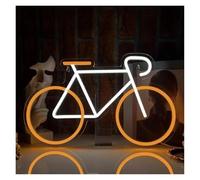Riderai insegna luminosa al neon Bicicletta per insegna al per neon per decorazione da parete per LED alimentato tramite per USB per per