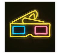 Riderai insegna luminosa al neon Occhiali da cinema 3D per insegne al per neon per luci per dimmerabili alimentati tramite per USB