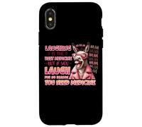 Ridere è la migliore medicina ma se ridi Custodia per iPhone X/XS