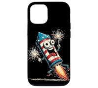 Ridere fuochi d'artificio con fuoco ed esplosione Custodia per iPhone 12/12 Pro