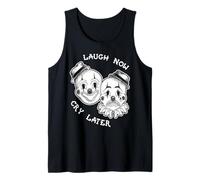 Ridere Ora piangere Dopo Hobo Chicano Clown Canotta