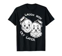 Ridere Ora piangere Dopo Hobo Chicano Clown Maglietta